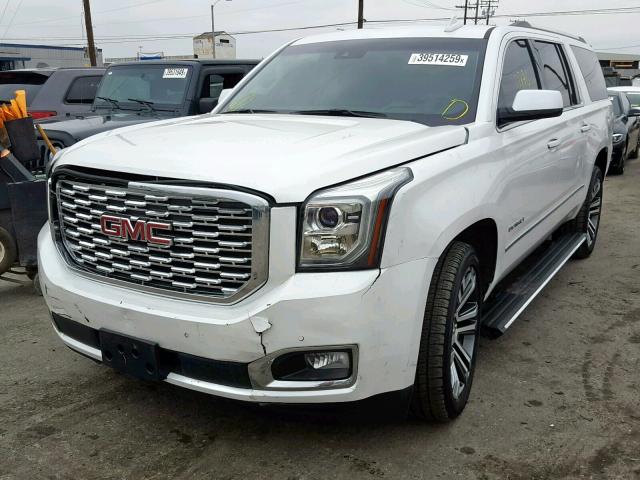 1GKS1HKJXJR390293 - 2018 GMC YUKON XL D WHITE photo 2