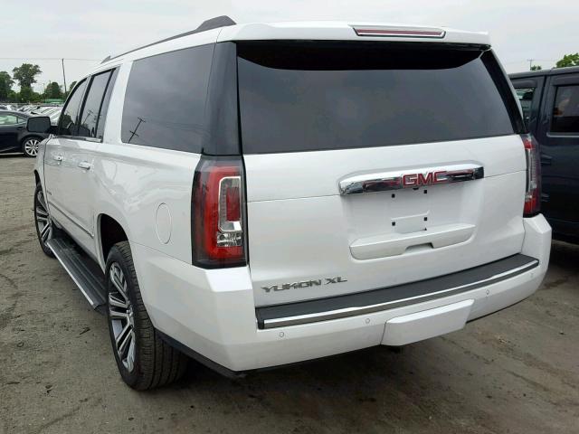 1GKS1HKJXJR390293 - 2018 GMC YUKON XL D WHITE photo 3