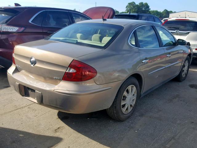 2G4WC582771207712 - 2007 BUICK LACROSSE C BROWN photo 4