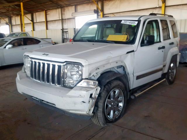 1J4PN5GK7AW118639 - 2010 JEEP LIBERTY LI WHITE photo 2