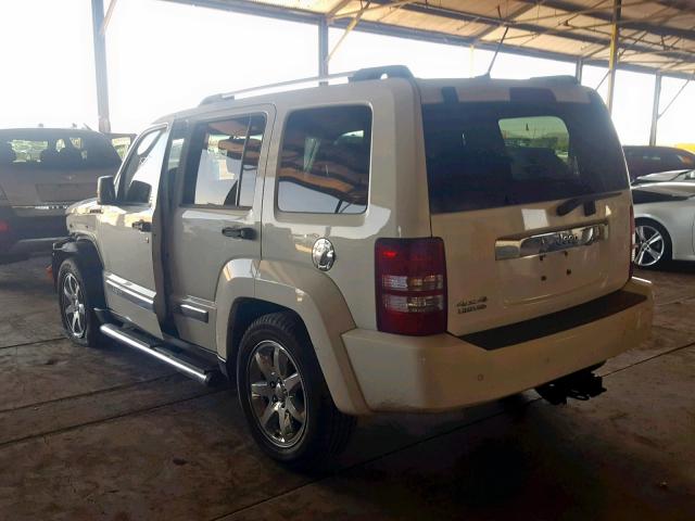 1J4PN5GK7AW118639 - 2010 JEEP LIBERTY LI WHITE photo 3