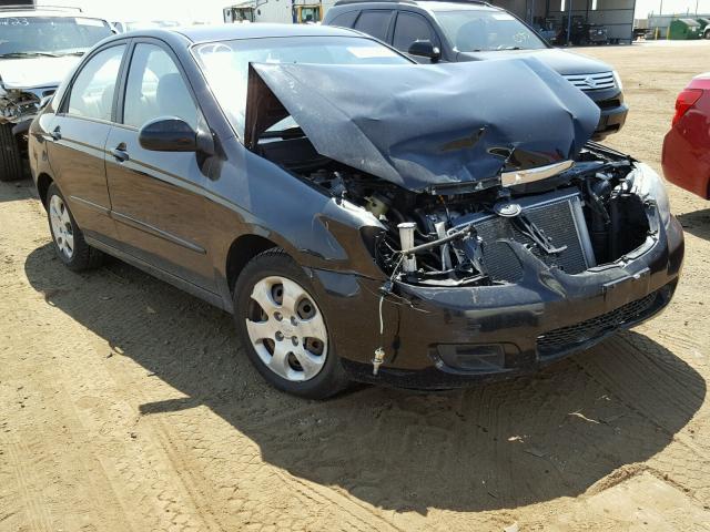 KNAFE221595657046 - 2009 KIA SPECTRA EX BLACK photo 1