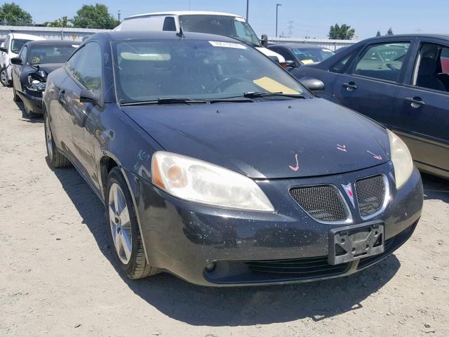 1G2ZH17N594217514 - 2009 PONTIAC G6 GT BLACK photo 1