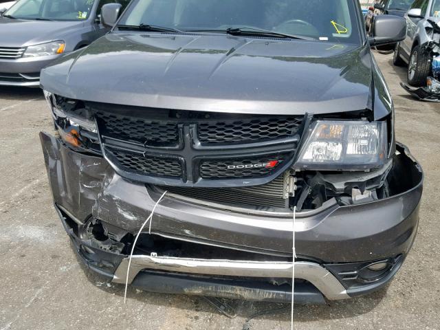 3C4PDCGB9FT543628 - 2015 DODGE JOURNEY CR GRAY photo 9