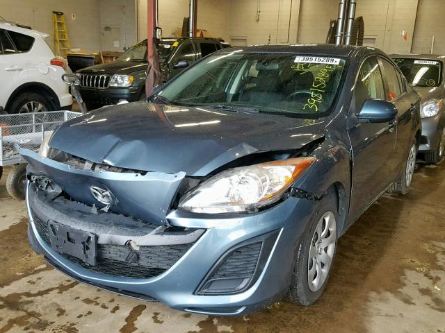 JM1BL1SG5A1257926 - 2010 MAZDA 3 I BLUE photo 2