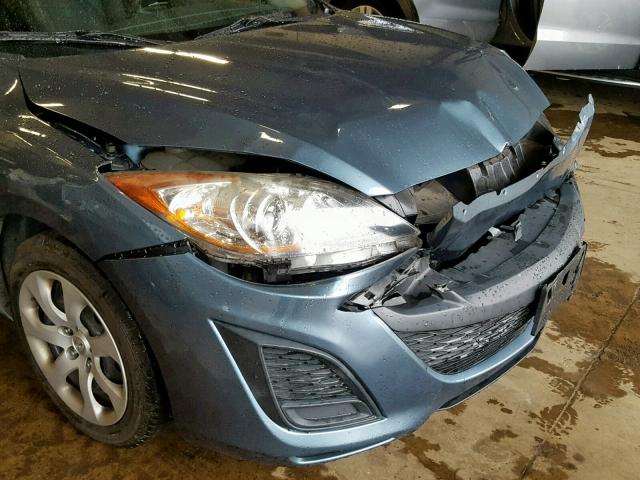 JM1BL1SG5A1257926 - 2010 MAZDA 3 I BLUE photo 9