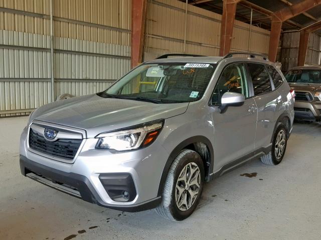 JF2SKAEC8KH400258 - 2019 SUBARU FORESTER P SILVER photo 2