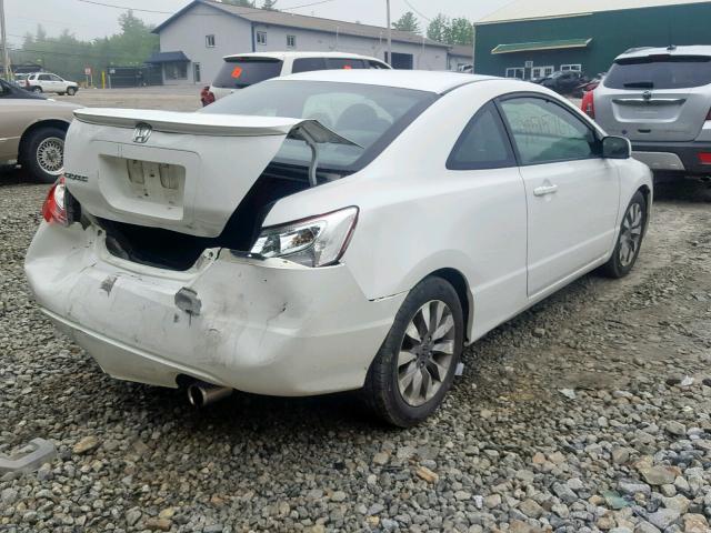 2HGFG11969H511487 - 2009 HONDA CIVIC EXL WHITE photo 4