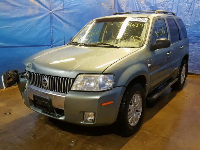 4M2YU911X7KJ12607 - 2007 MERCURY MARINER LU TEAL photo 2