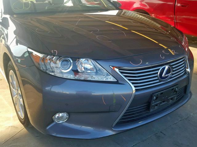 JTHBW1GG9D2032468 - 2013 LEXUS ES 300H GRAY photo 9