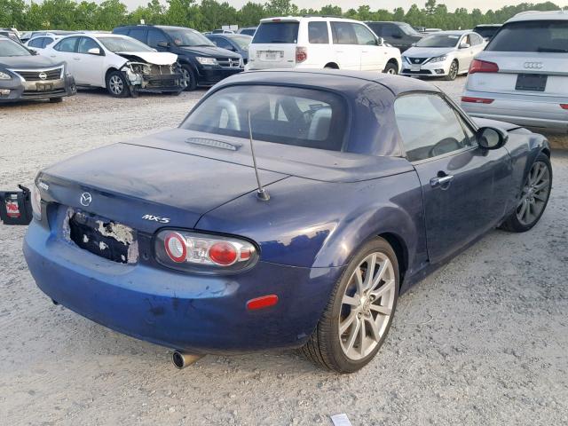 JM1NC26F270129677 - 2007 MAZDA MX-5 MIATA BLUE photo 4