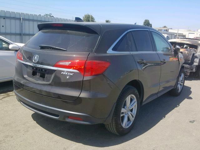 5J8TB3H55FL014316 - 2015 ACURA RDX TECHNO BLACK photo 4