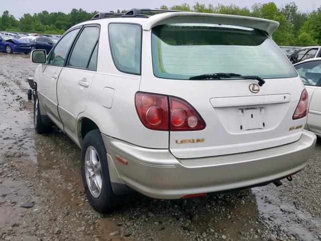 JT6HF10U5Y0114234 - 2000 LEXUS RX 300 WHITE photo 3