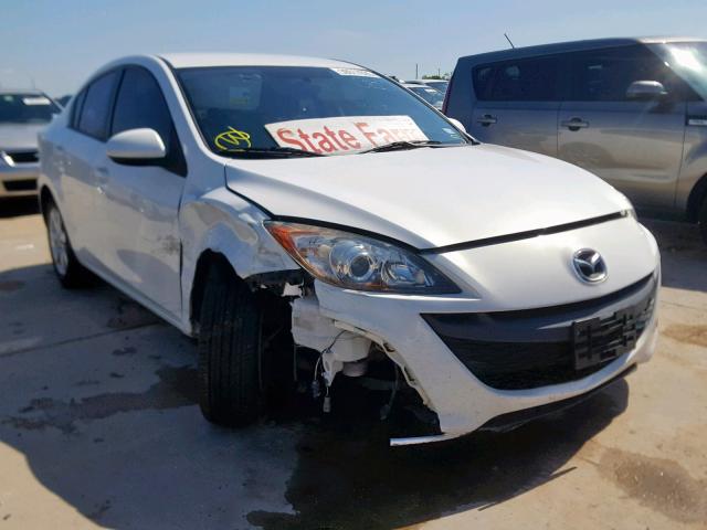 JM1BL1SF2A1336770 - 2010 MAZDA 3 I WHITE photo 1