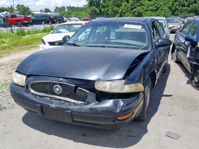 1G4HP54K62U119282 - 2002 BUICK LESABRE CU BLACK photo 2