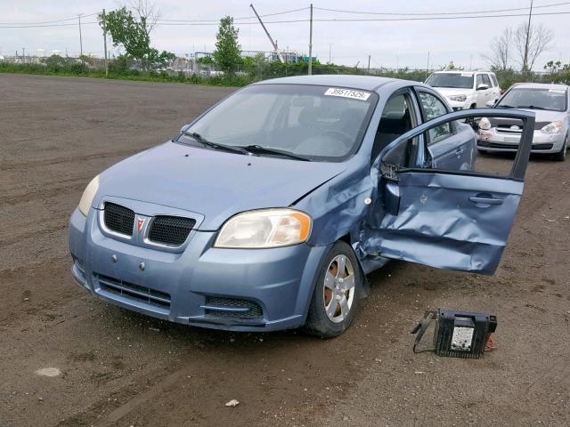 KL2TD55607B188614 - 2007 PONTIAC WAVE BLUE photo 2