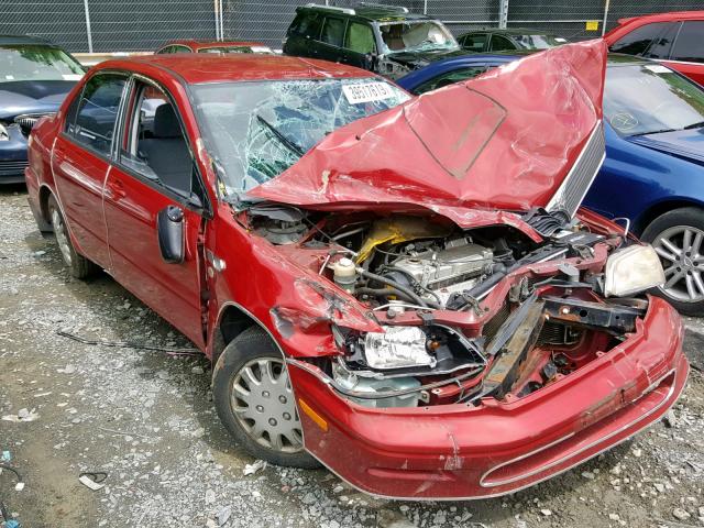 JA3AJ26E42U028734 - 2002 MITSUBISHI LANCER ES RED photo 1