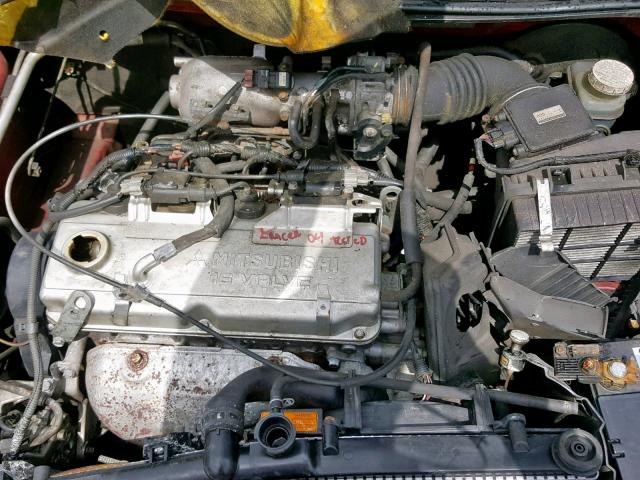 JA3AJ26E42U028734 - 2002 MITSUBISHI LANCER ES RED photo 7