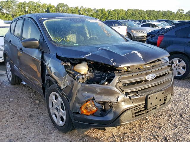 1FMCU0F75JUD20362 - 2018 FORD ESCAPE S GRAY photo 1