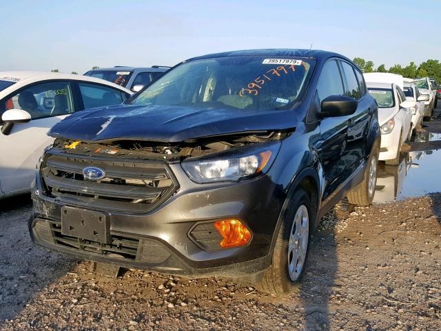 1FMCU0F75JUD20362 - 2018 FORD ESCAPE S GRAY photo 2