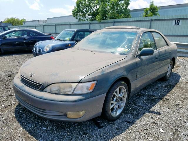 JT8BF22G7V0034164 - 1997 LEXUS ES 300 GREEN photo 2