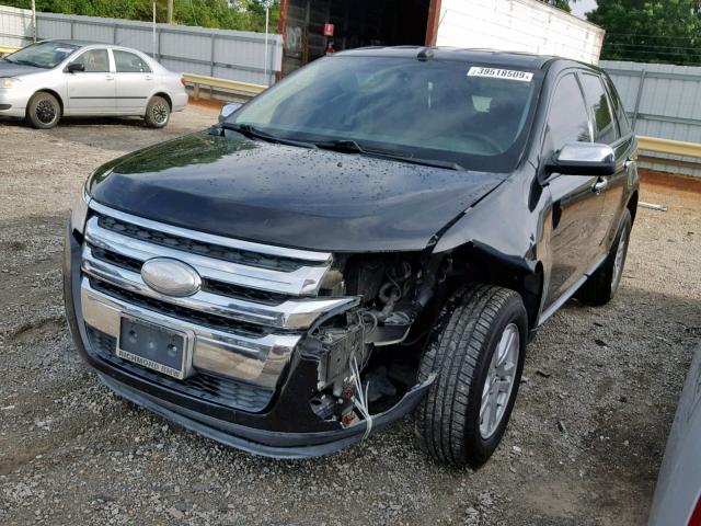 2FMDK3GC5BBB25828 - 2011 FORD EDGE SE BLACK photo 2