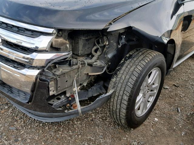 2FMDK3GC5BBB25828 - 2011 FORD EDGE SE BLACK photo 9