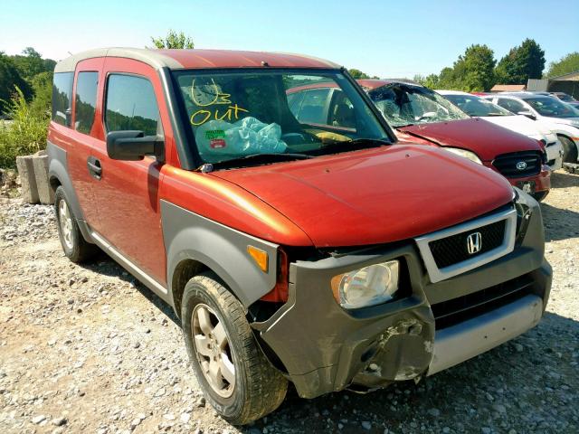 5J6YH28584L028392 - 2004 HONDA ELEMENT EX ORANGE photo 1