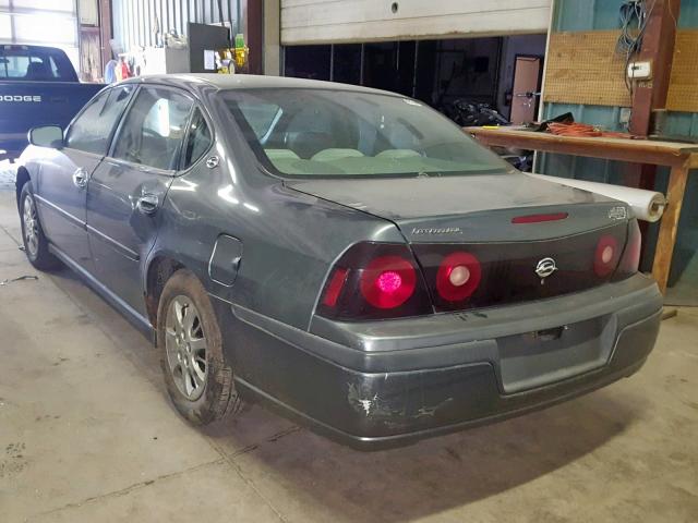 2G1WF52E559256705 - 2005 CHEVROLET IMPALA GRAY photo 3