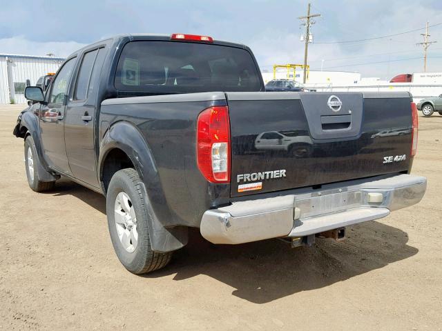 1N6AD0EV7AC404178 - 2010 NISSAN FRONTIER C BLACK photo 3