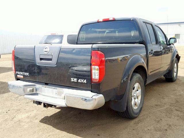 1N6AD0EV7AC404178 - 2010 NISSAN FRONTIER C BLACK photo 4