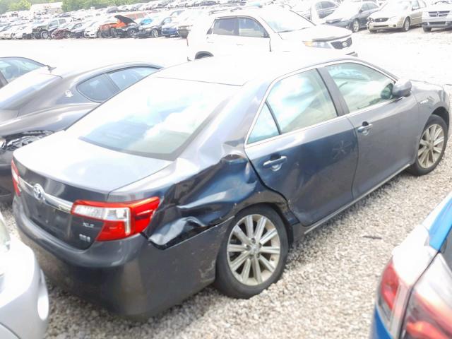 4T1BD1FKXCU029672 - 2012 TOYOTA CAMRY HYBR GRAY photo 4