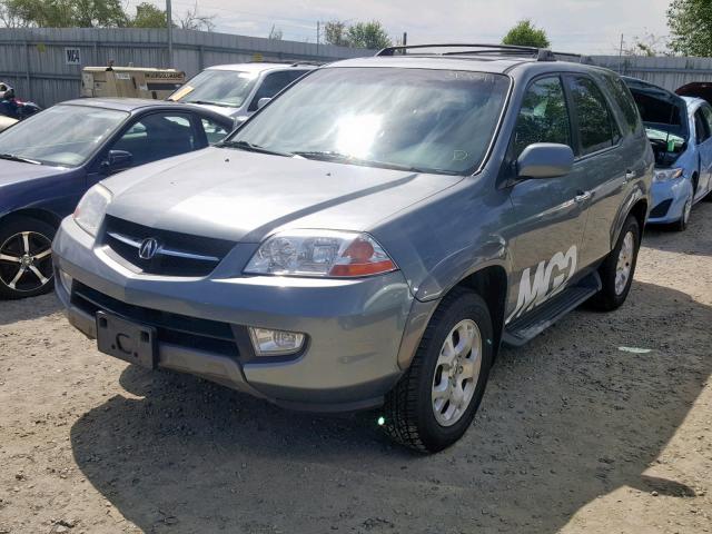 2HNYD18681H500999 - 2001 ACURA MDX TOURIN GRAY photo 2