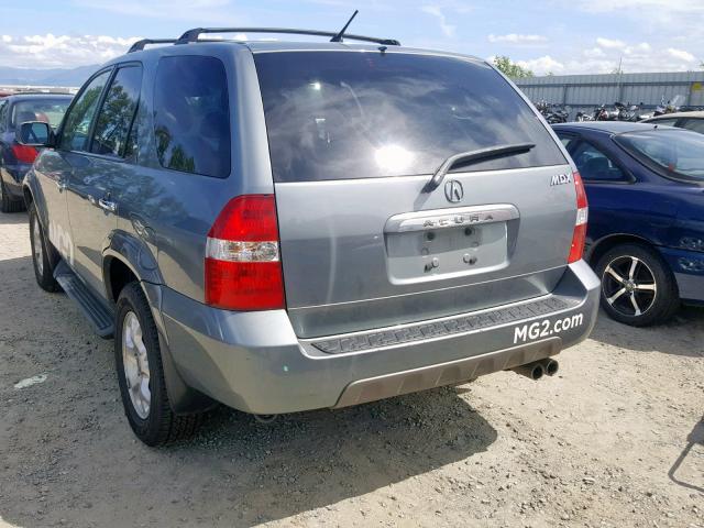 2HNYD18681H500999 - 2001 ACURA MDX TOURIN GRAY photo 3