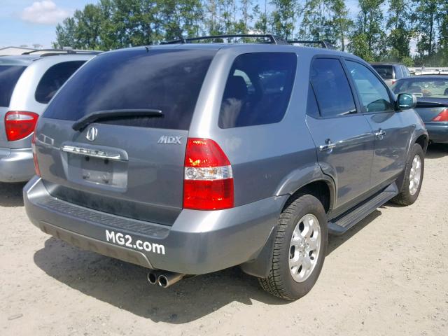 2HNYD18681H500999 - 2001 ACURA MDX TOURIN GRAY photo 4