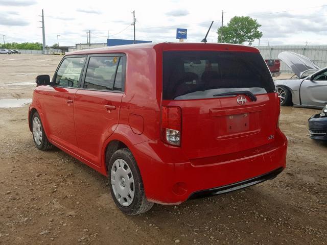 JTLZE4FE4DJ041125 - 2013 TOYOTA SCION XB წითელი ფოტო 3