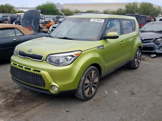 KNDJX3A58E7720737 - 2014 KIA SOUL ! Yaşıl foto 2