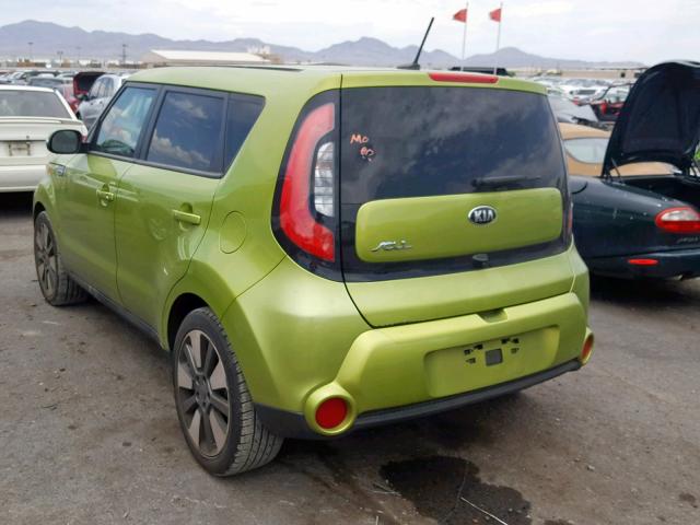 KNDJX3A58E7720737 - 2014 KIA SOUL ! Yaşıl foto 3