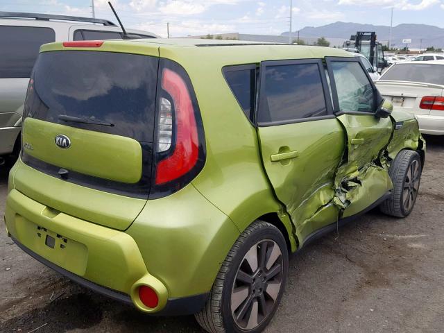 KNDJX3A58E7720737 - 2014 KIA SOUL ! Yaşıl foto 4