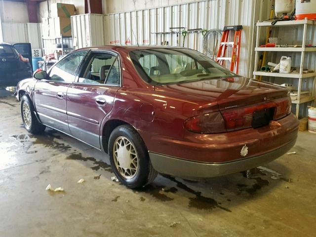 2G4WF551621183138 - 2002 BUICK REGAL GS MAROON photo 3