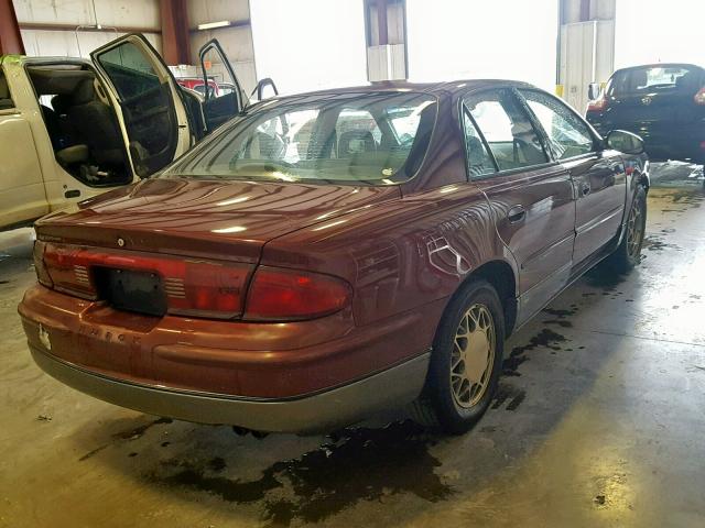 2G4WF551621183138 - 2002 BUICK REGAL GS MAROON photo 4