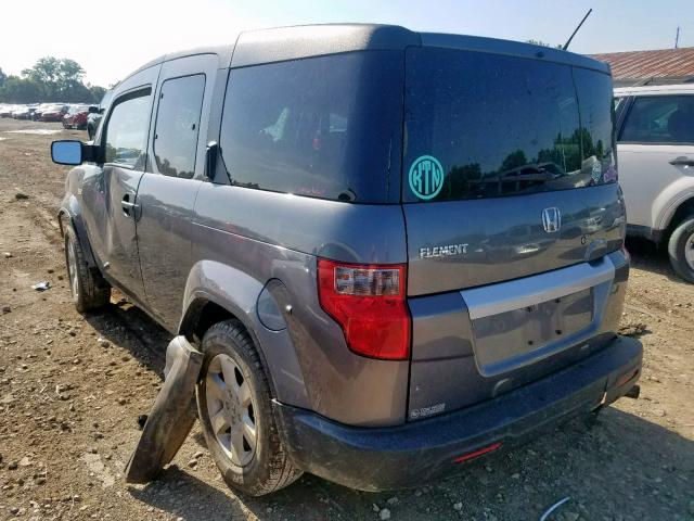 5J6YH2H76AL002516 - 2010 HONDA ELEMENT EX CHARCOAL photo 3