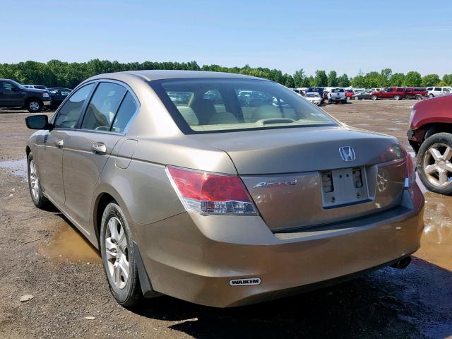 1HGCP26469A101888 - 2009 HONDA ACCORD LXP GOLD photo 3