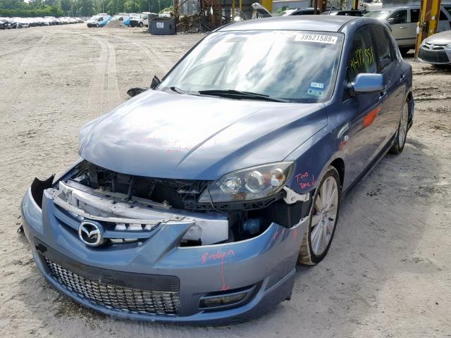 JM1BK34L671656443 - 2007 MAZDA SPEED 3 蓝色 照片 2