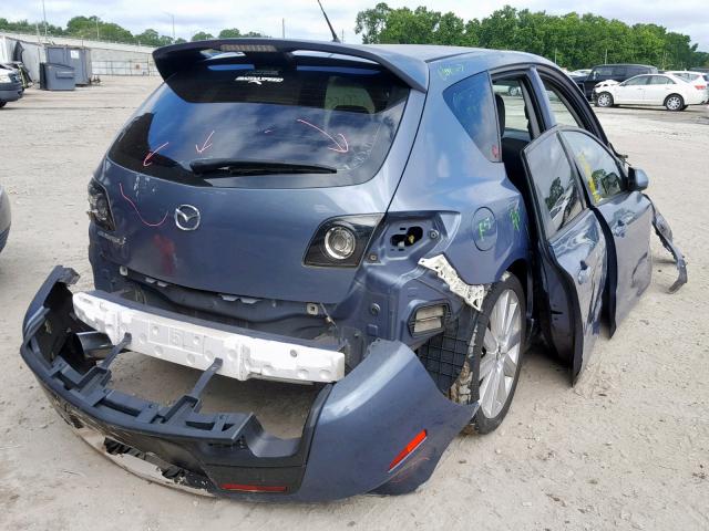 JM1BK34L671656443 - 2007 MAZDA SPEED 3 蓝色 照片 4
