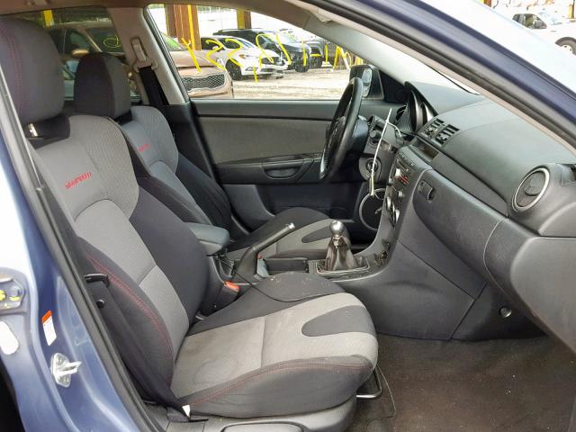 JM1BK34L671656443 - 2007 MAZDA SPEED 3 蓝色 照片 5