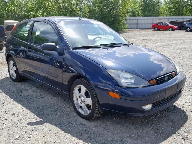 3FAFP31373R123675 - 2003 FORD FOCUS ZX3 BLUE photo 1