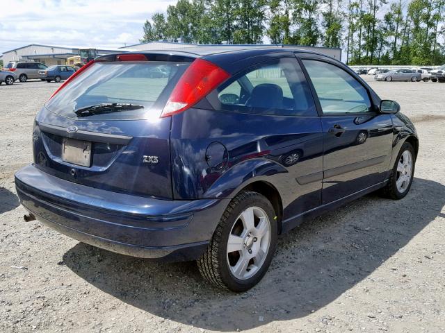 3FAFP31373R123675 - 2003 FORD FOCUS ZX3 BLUE photo 4