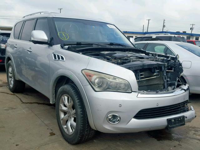 JN8AZ2NFXD9550699 - 2013 INFINITI QX56 SILVER photo 1