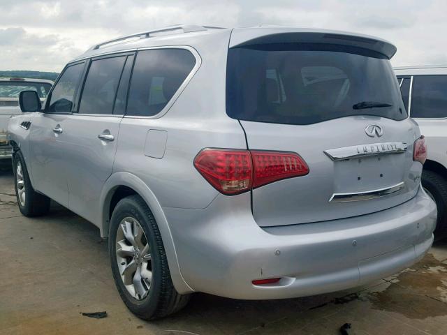 JN8AZ2NFXD9550699 - 2013 INFINITI QX56 SILVER photo 3